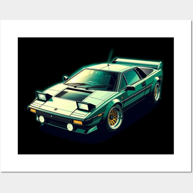 Lotus Esprit Wall Art by VintageCarsShop